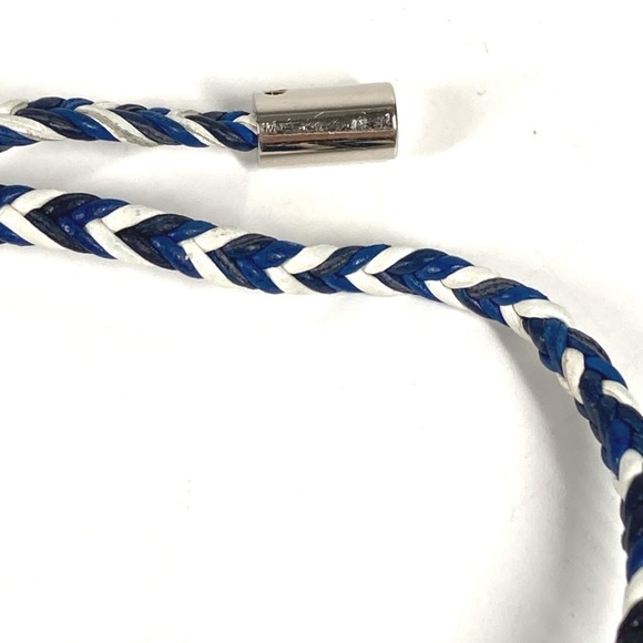 LOUIS VUITTON Blue Leather Bracelet